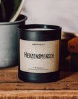 Duftkerze - Herzensmensch, 8x9 cm