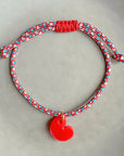 Armband Lume Charms - Herz rot 02