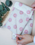 Wärmekissen Smiley Pink - längliches Kammerkissen warm+ Kalt