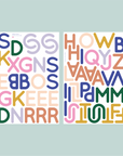 magnetisches Alphabet bunt