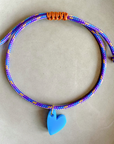 Armband Lume Charms - Herz blau