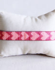 Herzgewebtes Armband - pink-fuchsia