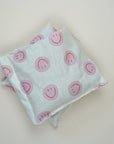Wärmekissen Smiley Pink - längliches Kammerkissen warm+ Kalt