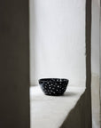Schüssel Black Splash schwarz-weiss, 15x7.5 cm