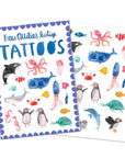 Kindertattoos Wildes Meer bunt