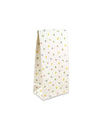 Papiergeschenktüte creme mit Punkten (6 Stück)