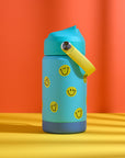 Trinkflasche Smile türkis, 350 ml