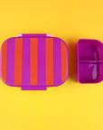 Lunchbox Stripes violett/rot/flieder
