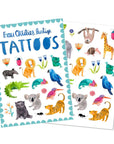 Kindertattoos Wilde Tiere bunt