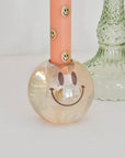 Kerzenhalter Smile braun, Ø 7 cm
