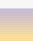Notizblock - Sunset bunt, DIN A5