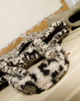 Teddy-Tragetasche Leopard beige-braun, 38x34x65 cm