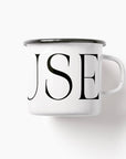 Tasse aus Emaille - Pause, Ø 8 cm