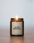 Duftkerze - Happy Birthday, 7x8 cm