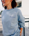 Sweatshirt motherhood balance hellblau