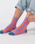 Mädchensocken gestreift Summer