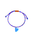 Armband Lume Charms - Herz blau