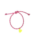 Armband Lume Charms - Herz neongelb