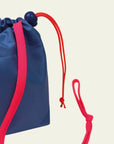 Sling Bag blau-neon pink, 20 x 18 x 5 cm