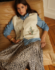 Rock mit Leopardenmuster