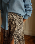Rock mit Leopardenmuster