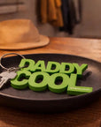 Schlüsselanhänger DADDY COOL, grün