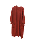 langer Cardigan terracotta, One Size
