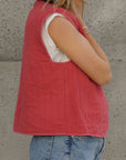 Musselin Weste kupfer, One Size