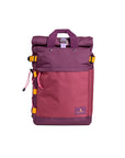Rolltop-Rucksack violett/bordeaux, One Size 48x28x12 cm