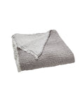 Musselin Decke Emil dunkelgrau, 140x200 cm