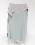 Musselin Decke Emil mint, 140x200 cm
