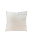 Musselin Kissenbezug Hilla mit Stick family beige-anthrazit-aubergine