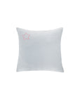 Musselin Kissenbezug Hilla mit Stick Stern glasgrün/neonpink