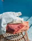 Strandtuch Malte beige, 90x170 cm