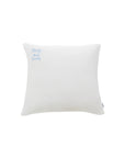 Musselin Kissenbezug Miniliebe mit Stick little and loved weiss/blau, 40x40 cm