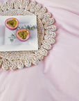 Washed Percale Duvetbezug Nele flieder