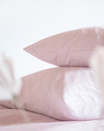 Washed Percale Kissenbezug Nele flieder