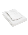 Washed Percale Duvetbezug Nele weiss