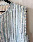 Musselin Weste mit Streifen, One Size