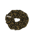 Haargummi Leopardenmuster oliv-schwarz