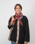 Teddyjacke schwarz, One Size