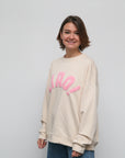 Sweater CIAO beige-rosa, One Size