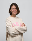 Sweater CIAO beige-rosa, One Size