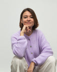 Cardigan lila, One Size