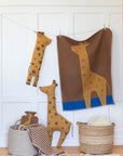 gefülltes Kissen Giraffe gold, 30x80 cm