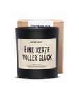 Duftkerze - eine Kerze voller Glück, 8x9 cm