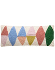 gefülltes Kissen Dreiecke bunt, 20 x 50 cm