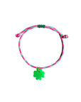 Armband Lume Charms - Kleeblatt grün