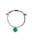 Armband Lume Charms - Kleeblatt grün