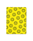 Notizheft - Smiley gelb-schwarz, DIN A5